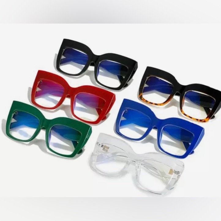 15Each Pair All 3 Oversized Clear Frames Are Brand New